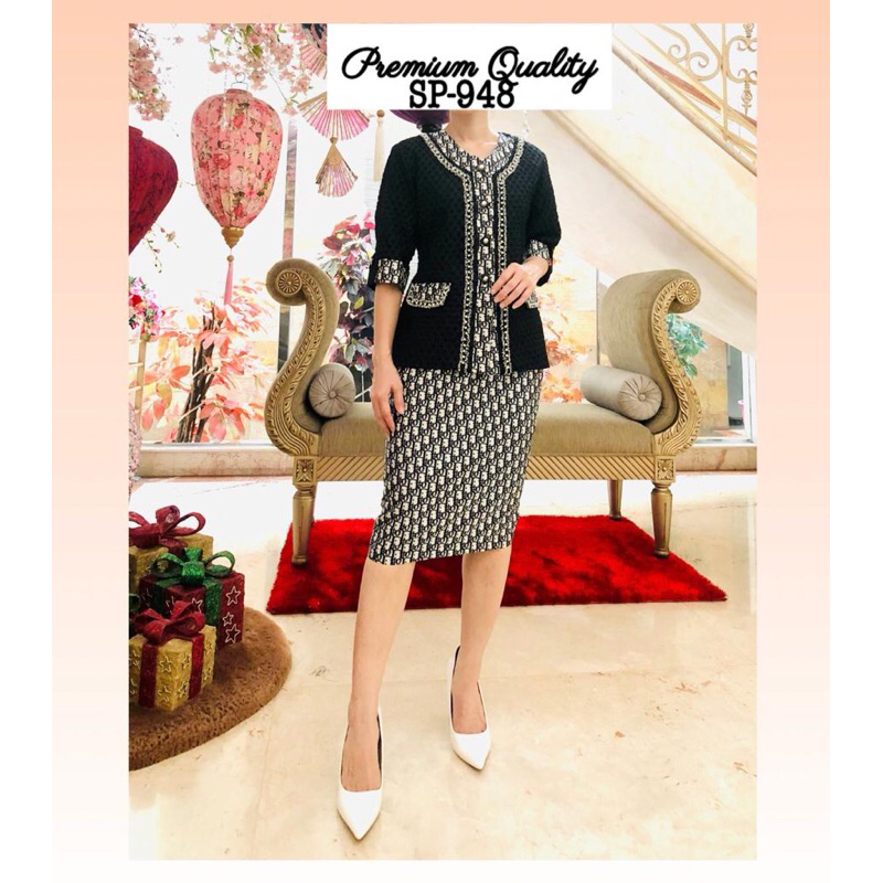 Pakaian kantor wanita. Baju kerja wanita kantor. Set jas wanita