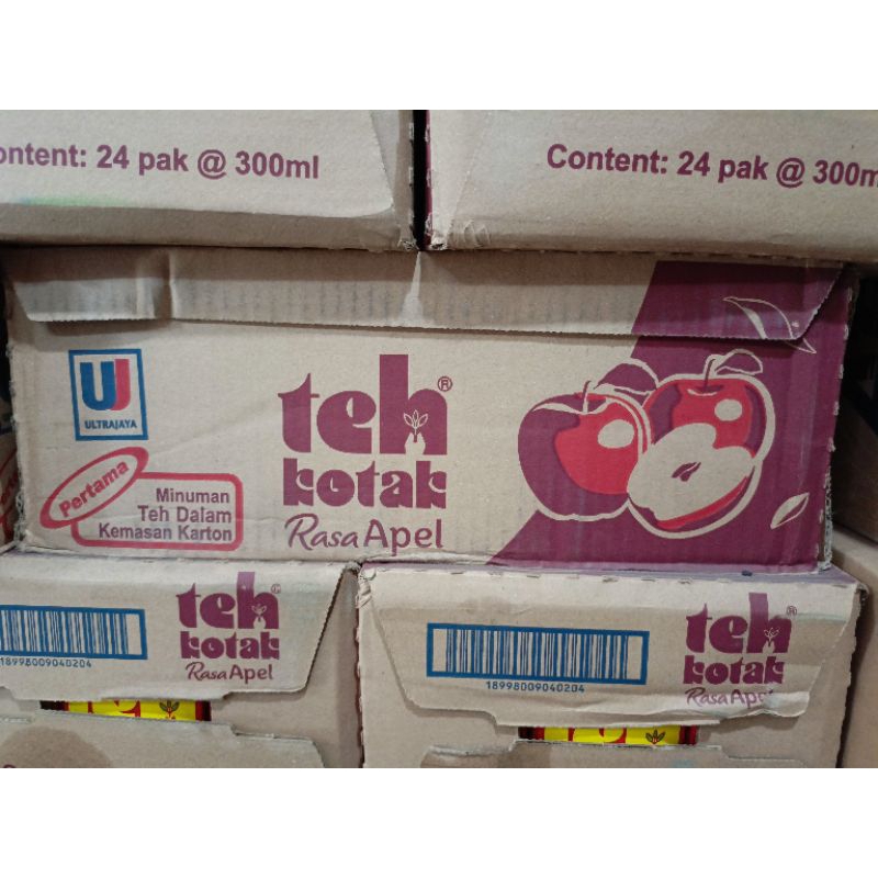 

Teh kotak apel 300ml 1 karton isi 24 pcs