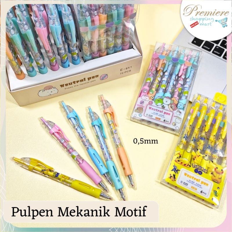 

Stationary Pen Alat Tulis Pulpen Mekanik 0,5mm Bulpen