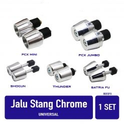 Jalu Stang Motor Chrome Universal