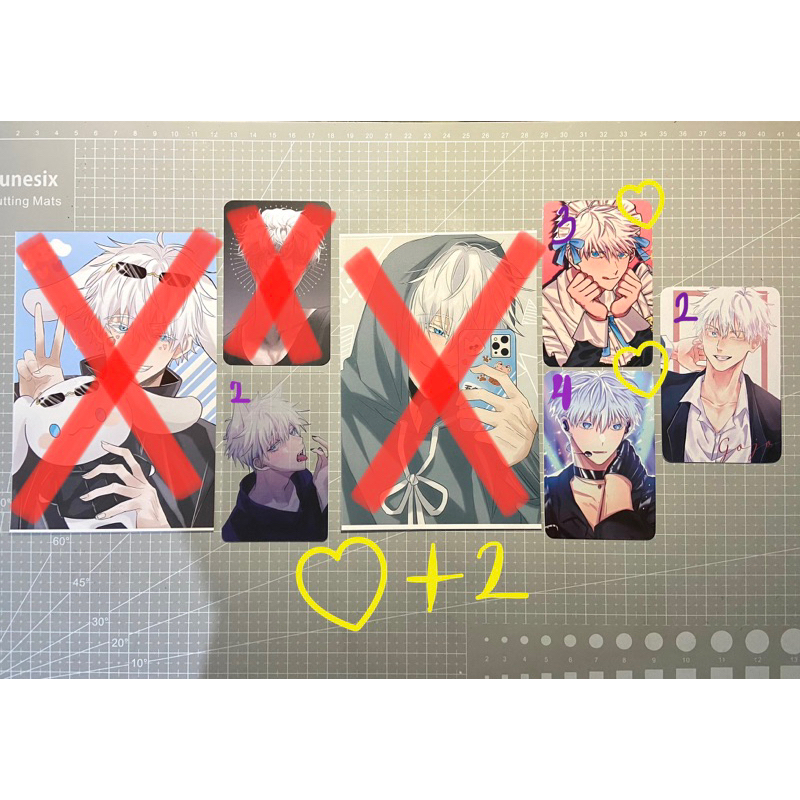 photocard / postcard / cup holder gojo satoru