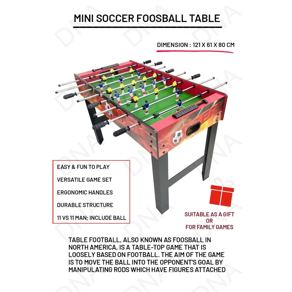 Mini Soccer Table / Foosball Table / Table Football - ORIGINAL