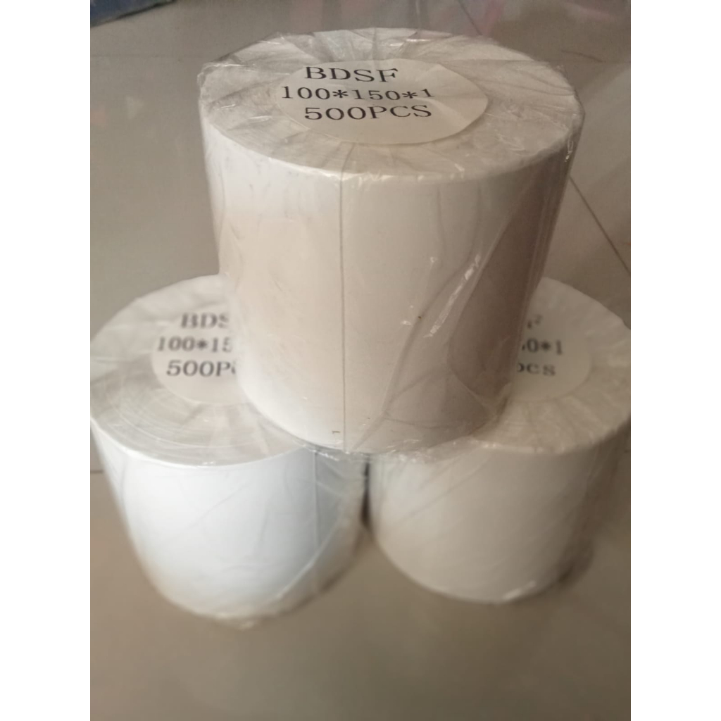 

Label Thermal 100x150 ukuran A6 isi 500 The best qualty