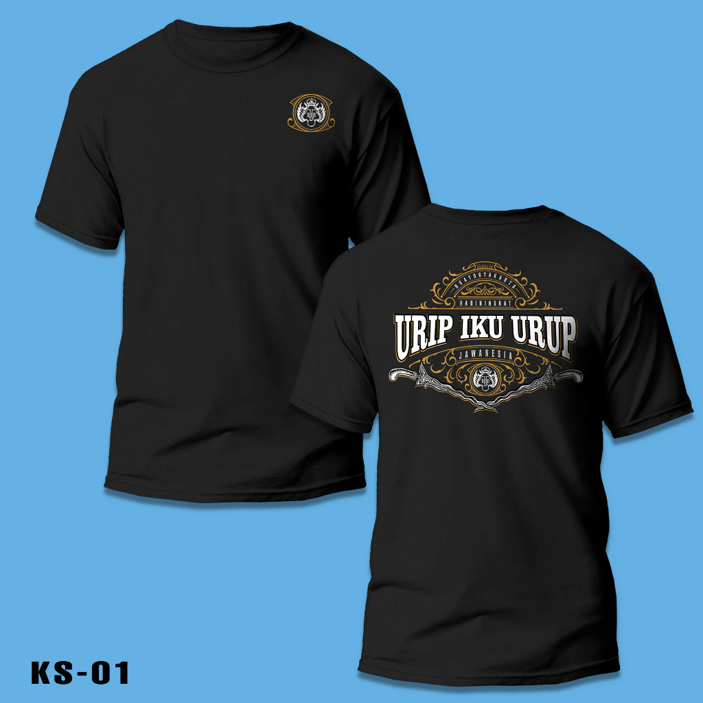 HONK - T-Shirt JAWA kaos kata-kata AJINING DIRI SAKA LATHI