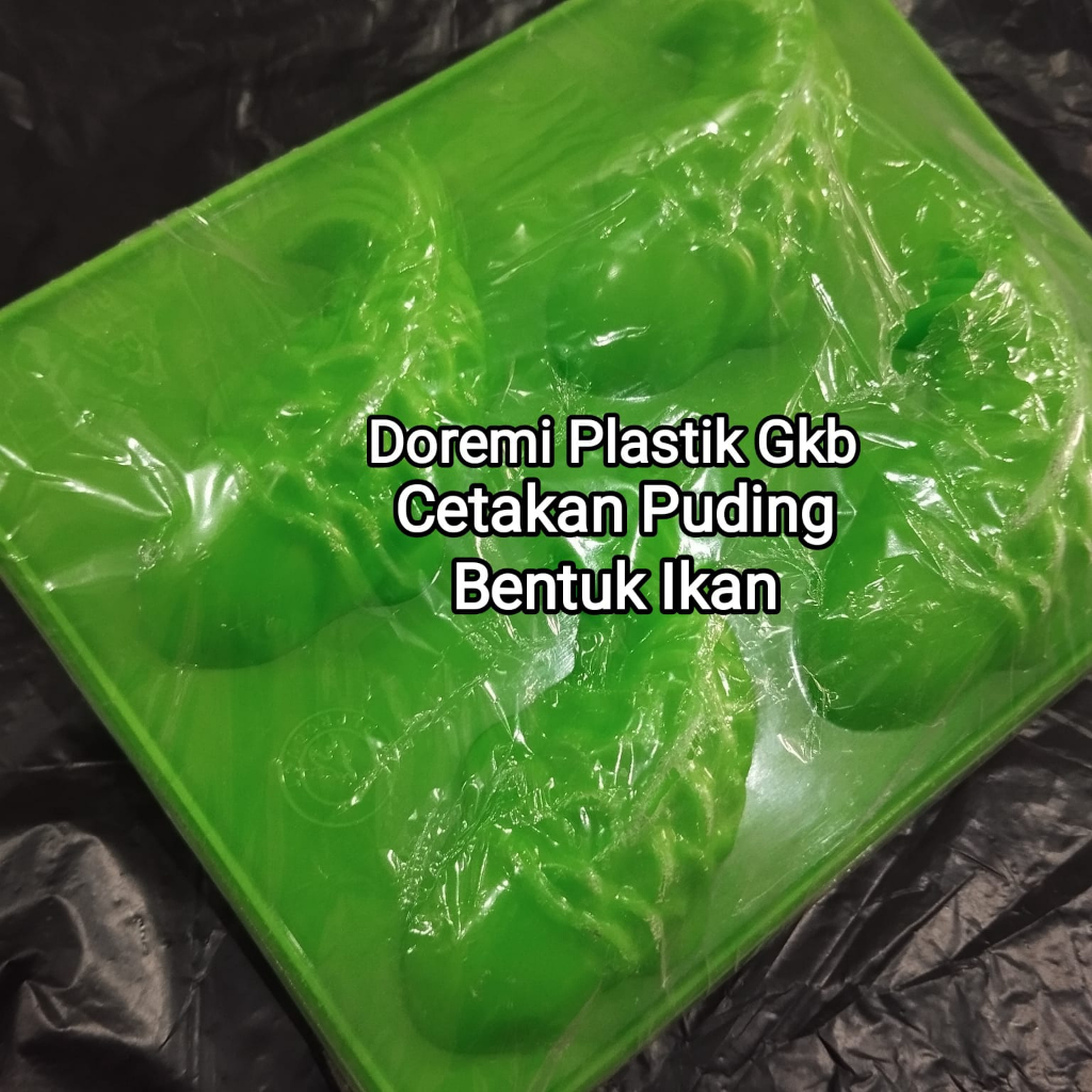 Cetakan Puding Ikan Koi Isi 4 / Cetakan Puding / Agar / Jelly / Puding Ikan Koi