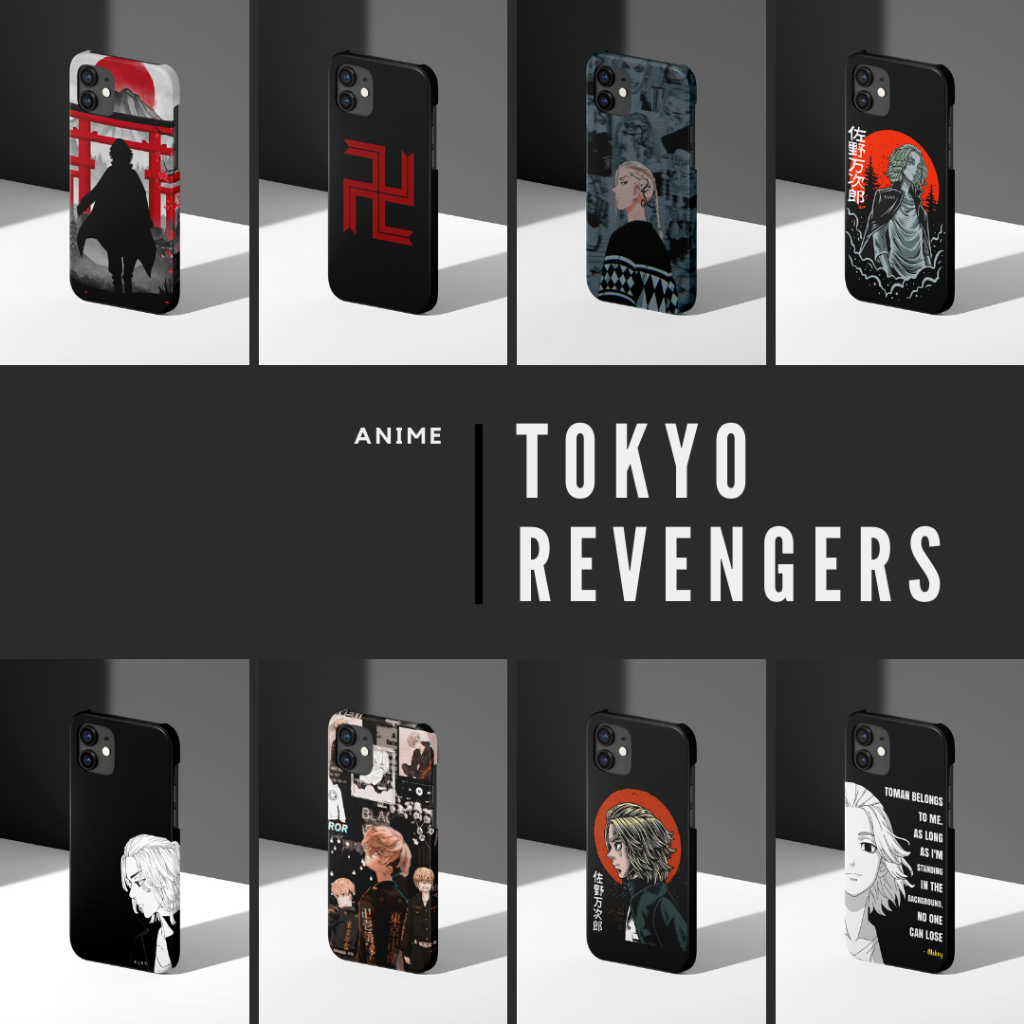 Premium Custom Case Casing HP Anime Tokyo Revengers Mikey Draken Softcase Hardcase Semua Tipe HP