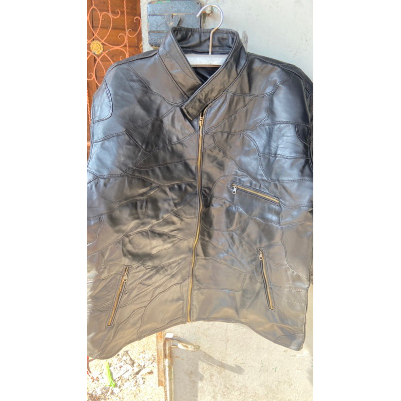 jaket kulit sambung 100% asli Garut