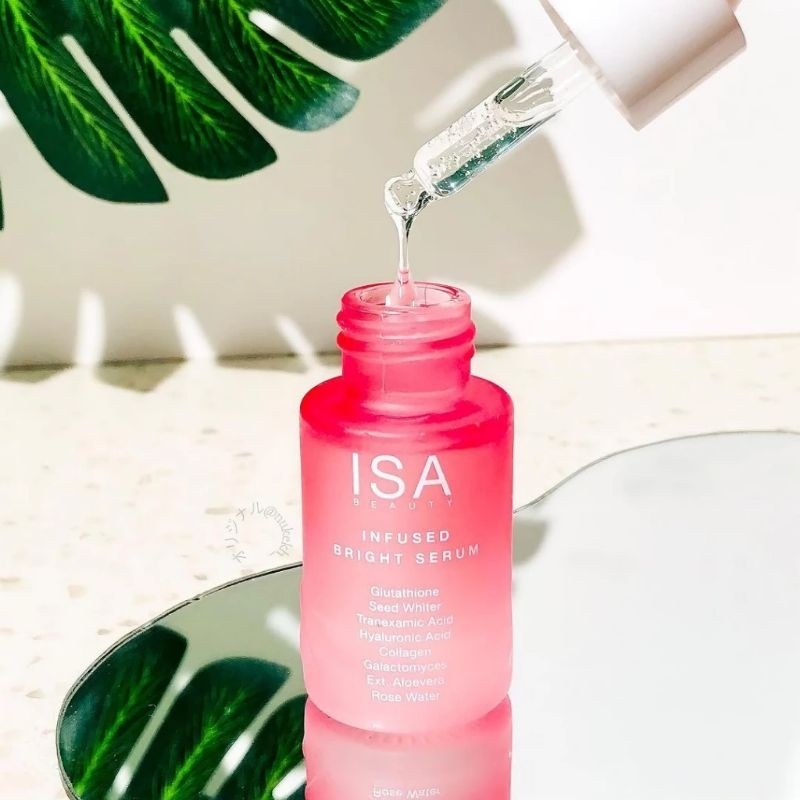 ISA Beauty Infused Bright Serum with Glutathione 15ml Serum Pencerah Wajah Kusam