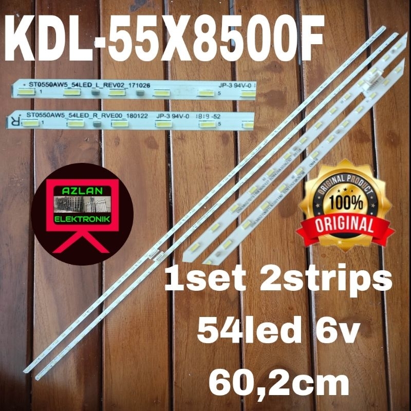 BACKLIGHT LED TV SONY 55" KDL-55X8500F 55X8500G 54LED 6V 60,2cm