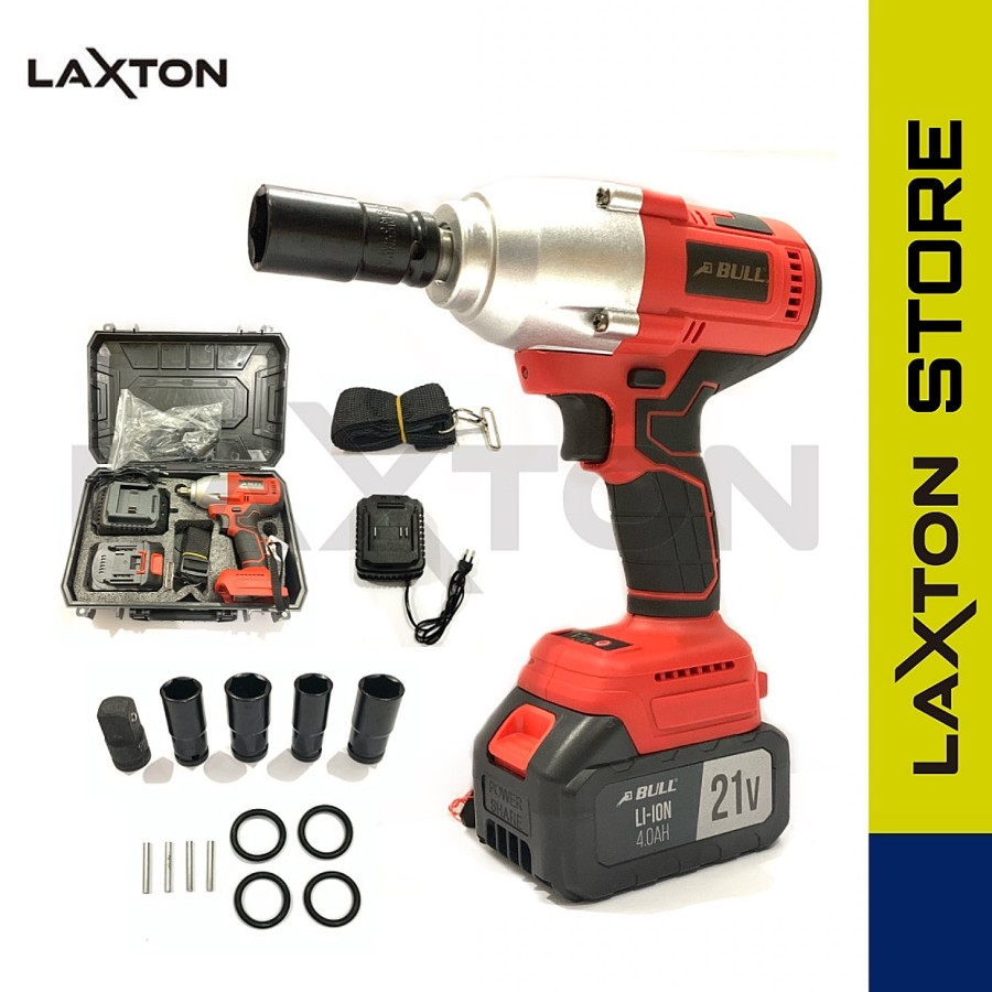 Bull Mesin Pembuka Baut Truk Impact Wrench Cordless BL800NM