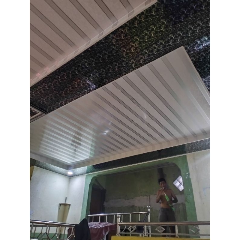 plafon pvc kekinian desain mempercantik tampilan ruang rumah