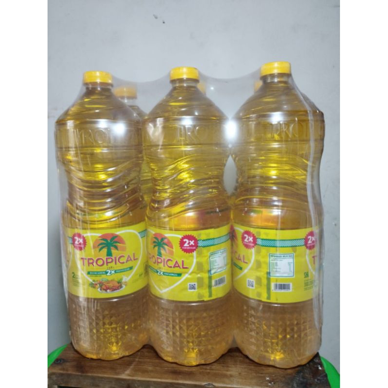 Minyak Goreng Tropical Botol 2L 1 Krat