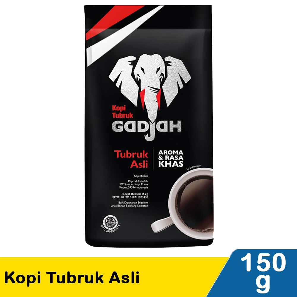 

GADJAH KOPI TUBRUK ASLI PACK 138GR