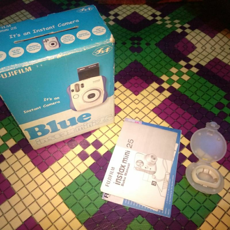 BOX KAMERA FUJIFILM INSTAX 25S BLUE
