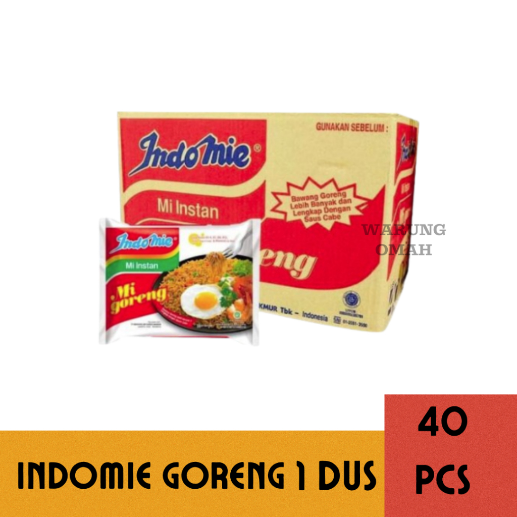 

INDOMIE GORENG DUS 40 PCS - TERMURAH