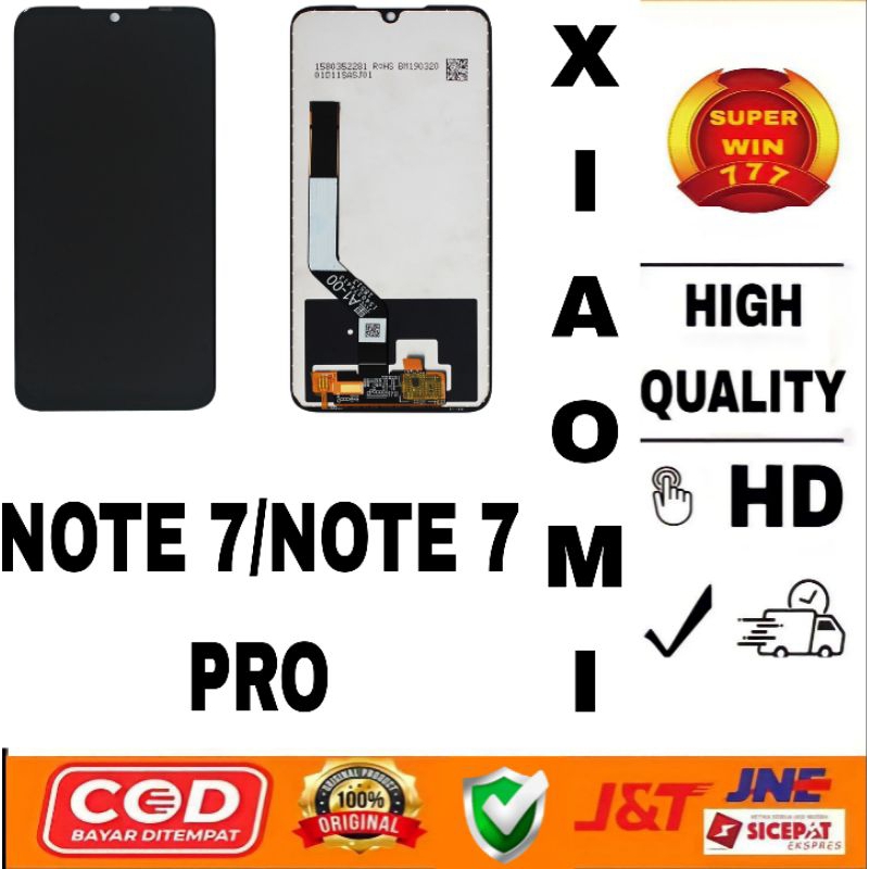 LCD TOUCHSCREEN XIAOMI REDMI NOTE 7/ NOTE 7 PRO ORIGINAL FULL SET