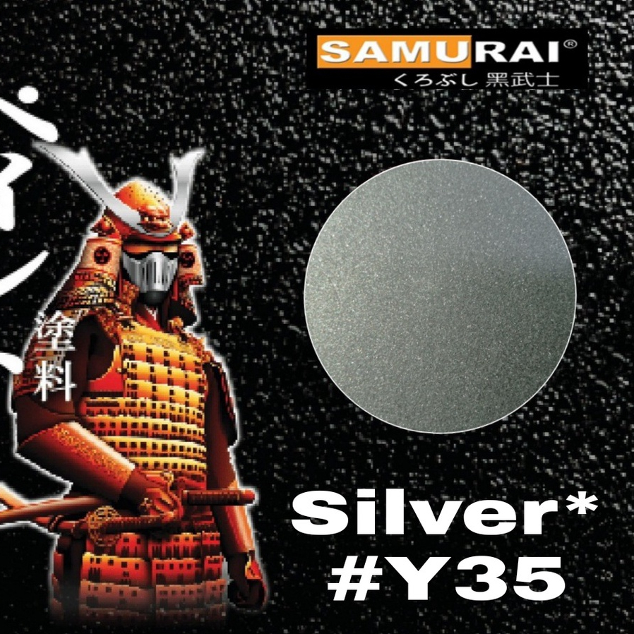 

GROSIR.COD. Samurai Paint Silver Y35 cat pilok warna silver perak samurai