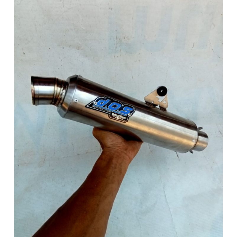 Slincer knalpot DOS ala original type bulat jenong p30cm