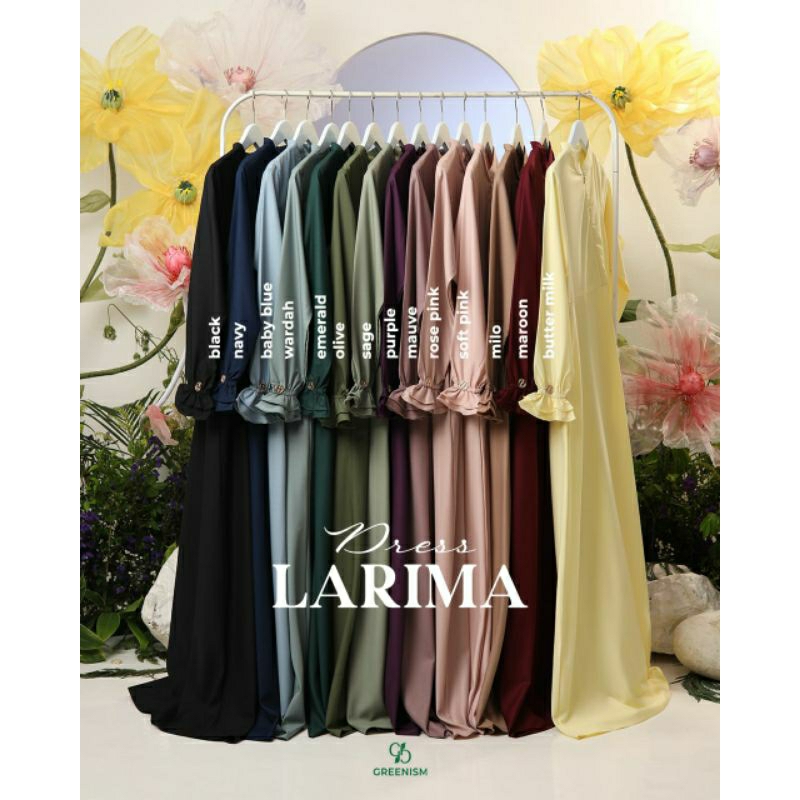 [ 1 ] LARIMA DRESS BY GREENISM GAMIS TOYOBO PREMIUM