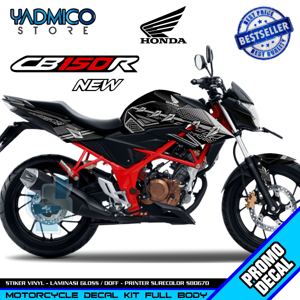 Decal CB 150R New 2019 Full Body - Stiker Motor CB150R New Full Body - Dekal CB 150 R New Full Body 