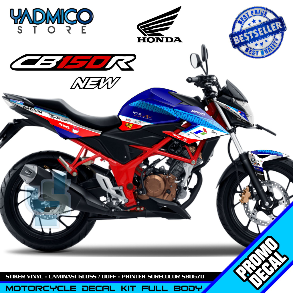 Decal CB 150R New 2019 Full Body - Stiker Motor CB150R New Full Body - Dekal CB 150 R New Full Body 