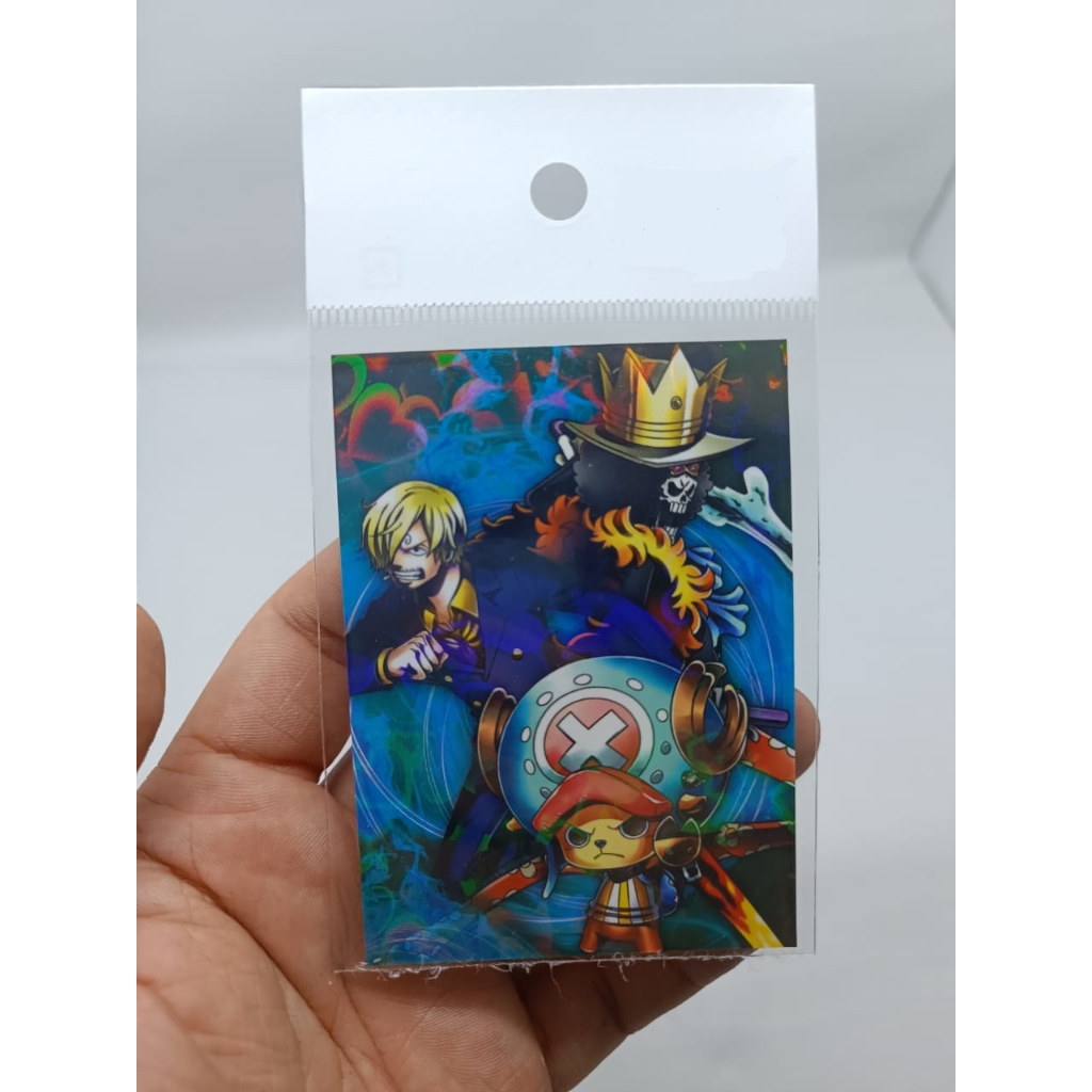 One Piece Straw Hat Crew Holo Card Official Mugiwara Store Japan