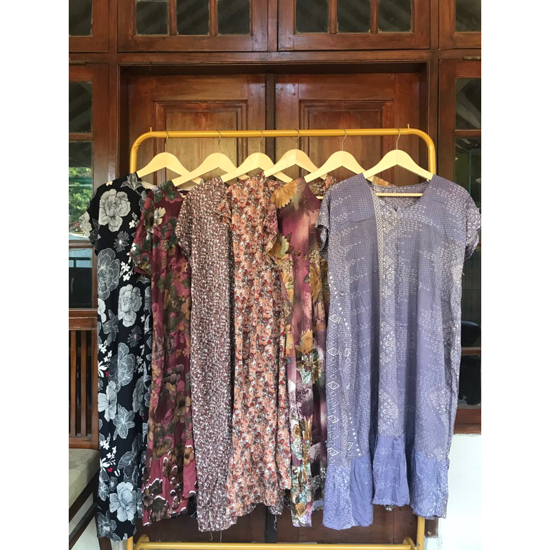 Homedress Daster Jumbo LD 125cm XXL Rijek Rayon Premium Busui