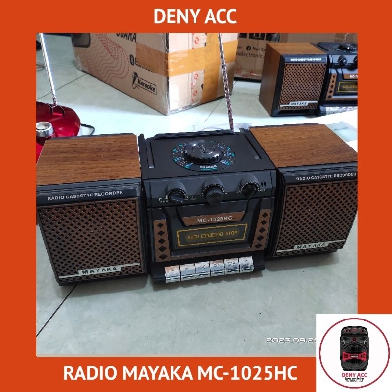 RADIO MAYAKA TYPE MC-1025HC BISA KASET TAPE