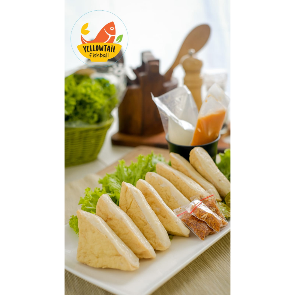 

Tahu isi daging ikan ekor kuning / Paket C / 5 pcs