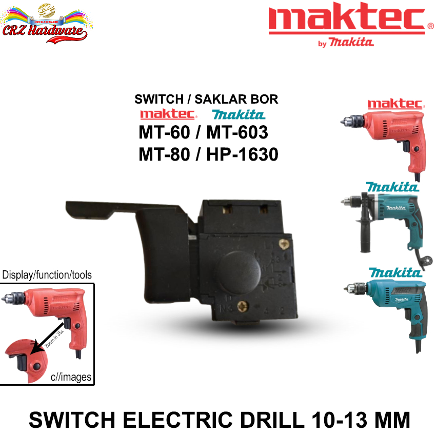 Saklar Bor Maktec MT60 MT603 Switch Skakel Mesin Bor Makita Maktec