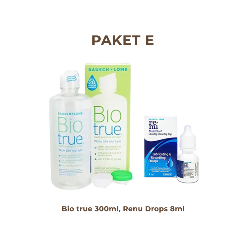 Naturalens Paket Pemula Alat pasang softlens, air pencuci, tetes mata