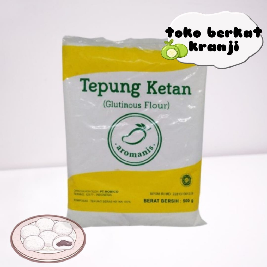 

Aromanis Tepung Ketan Putih 500grx20pcs/crt