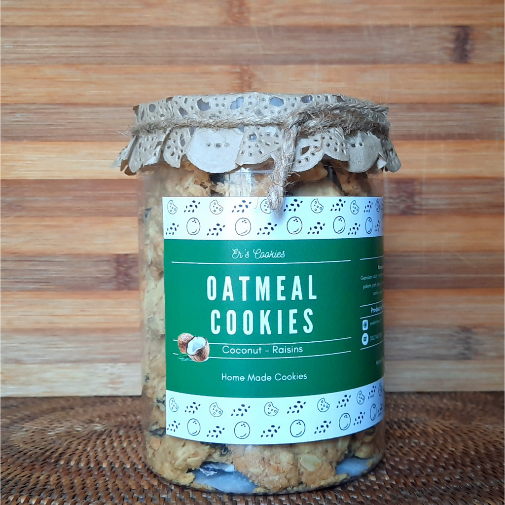 

Oatmeal Cookies Coconut - Raisin (300 gr) - Er's Cookies