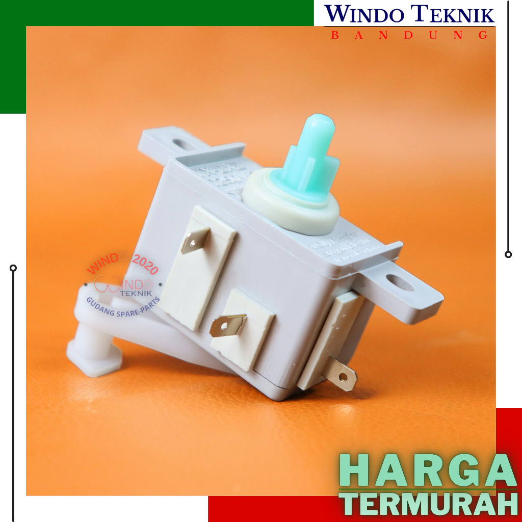 RK TIMER SELECTOR DRAIN AQUA KOTAK KYK-2XZ SELECTOR SWITCH WASH / DRAIN MESIN CUCI AQUA 3 PIN