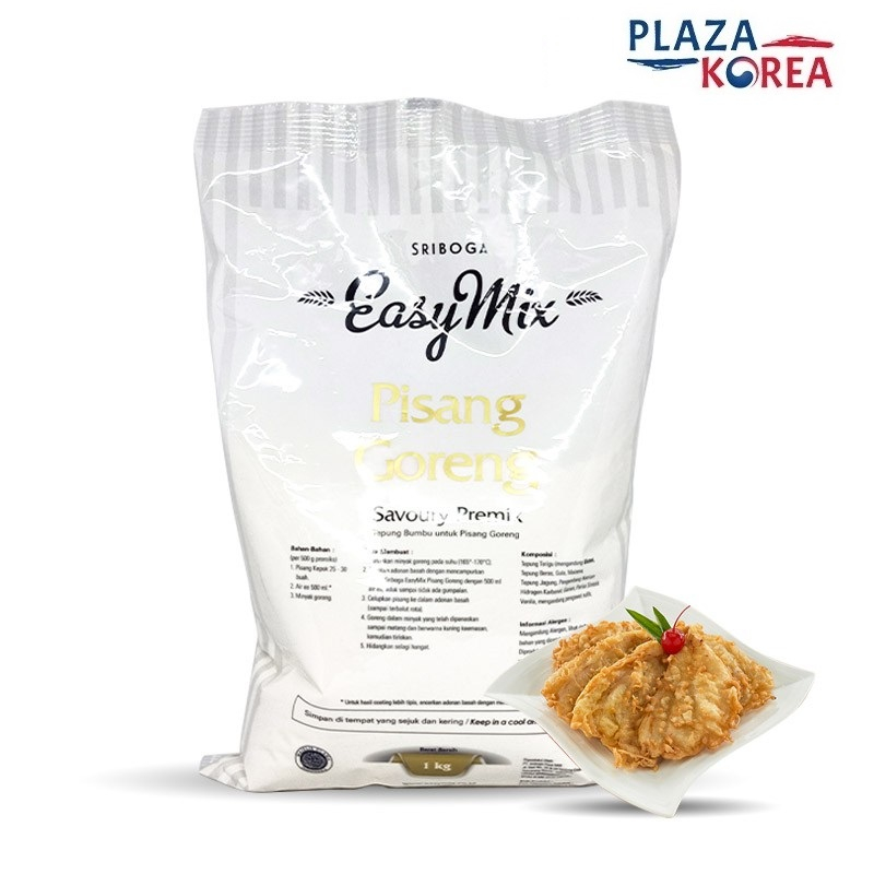 

SRIBOGA EASYMIX PISANG GORENG 1 KG - TEPUNG CRISPY SIAP PAKAI PRAKTIS