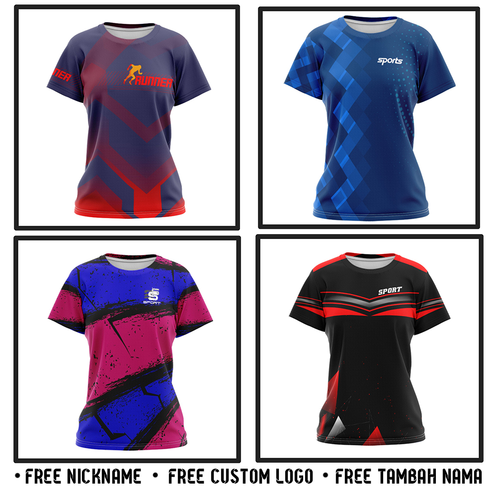 [NeoJersey] Kaos Jersey Running Jersey Lari Wanita Terbaik Custom Printing 2