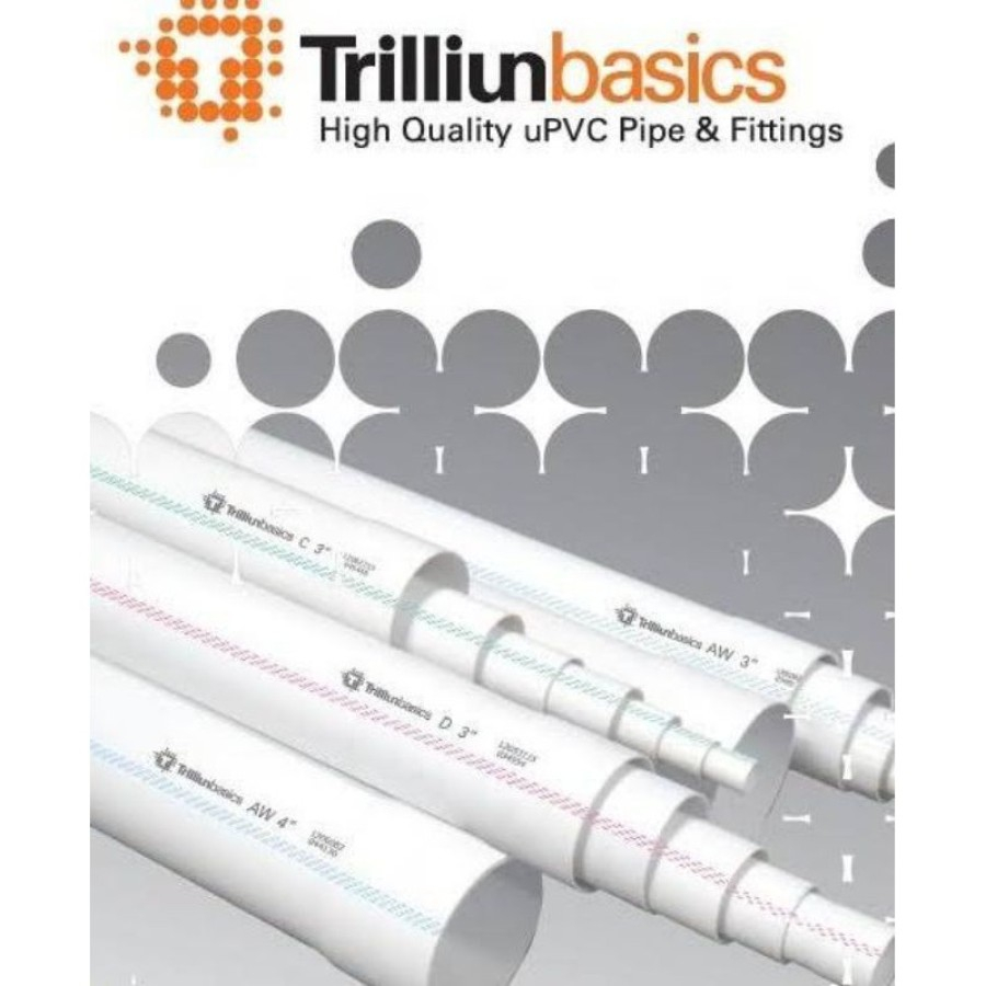 Pipa air pvc paralon 2 D permeter 2in