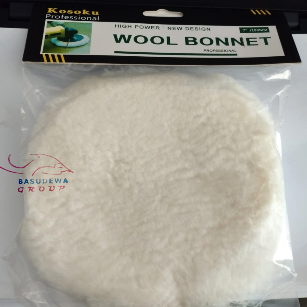 KOSOKU WOOL POLISHER 7" / WOOL POLES WOOL BONNET POLISH 7 INCH KOSOKU