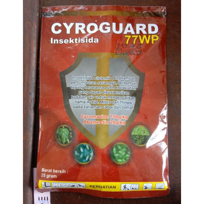 Insektisida CYROGUARD 77 WP 25 gr
