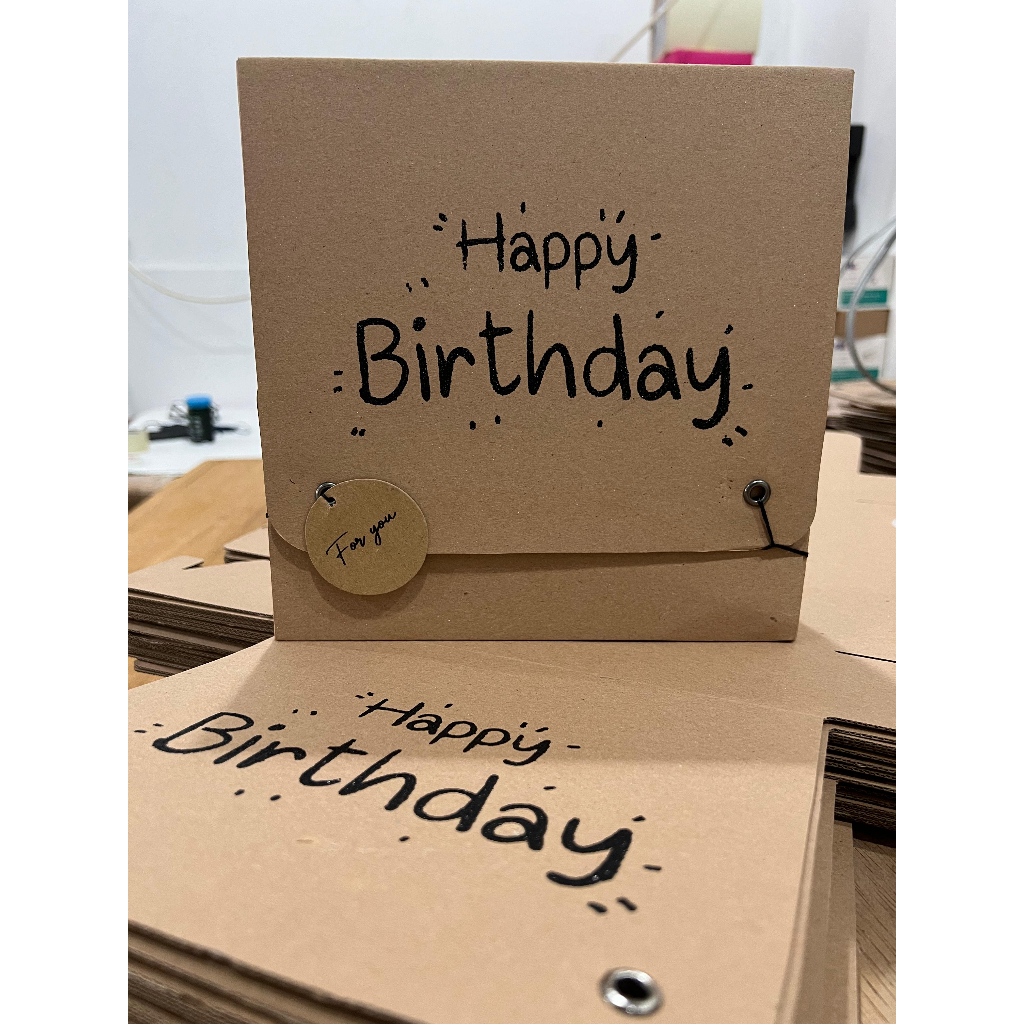 

Mailbag, kotak untuk isi kado ulang tahun, FREE Kartu Ucapan + HANGTAG, untuk kado birthday cowok, ayah, sahabat