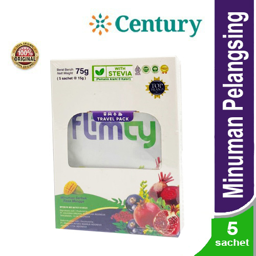 

FLIMTY MINUMAN SERBUK RASA MANGGA 5 SACHET @15GR / MINUMAN KESEHATAN / DIET & PELANGSING