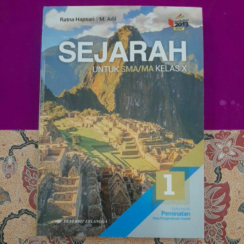 Sejarah SMA/MA Kelas 10 Erlangga