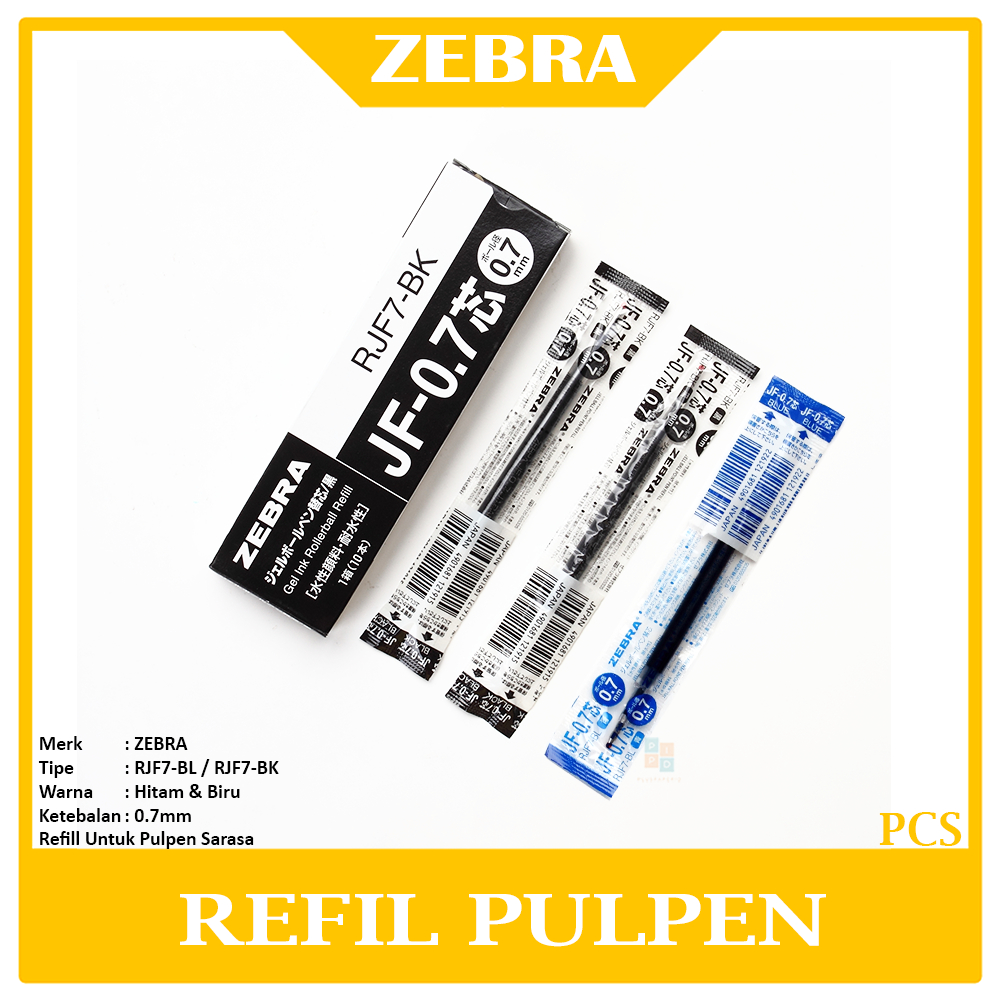 

ZEBRA - Refill Pulpen Sarasa Clip 0.7mm - Pcs