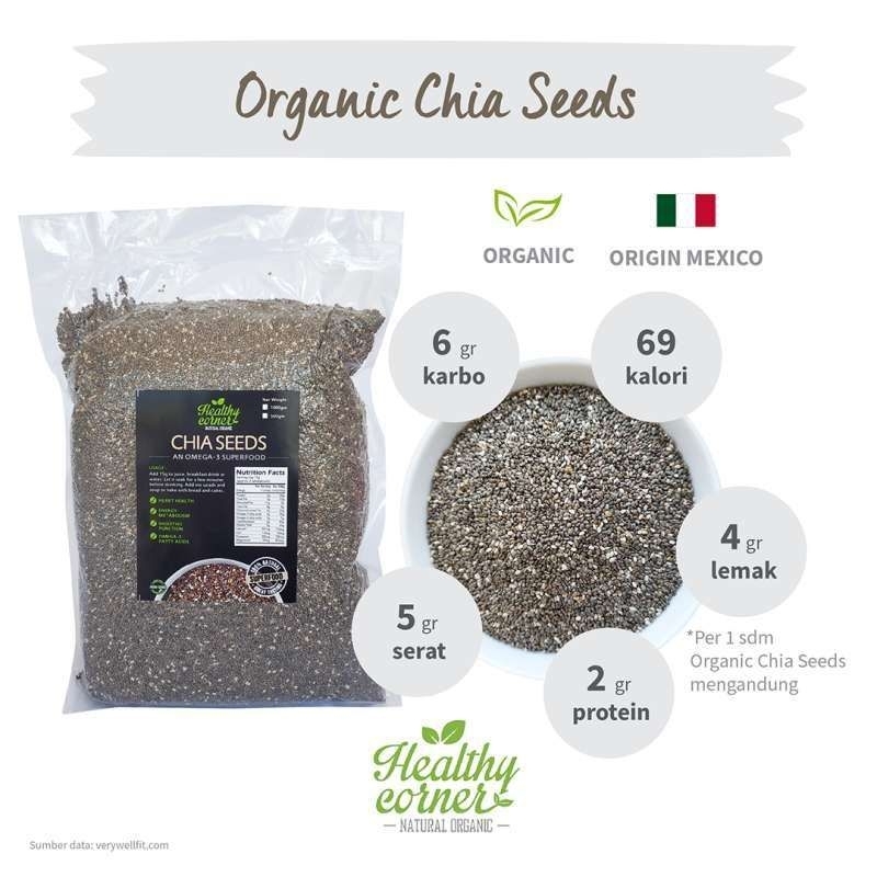 

Organic Chia Seed 1kg