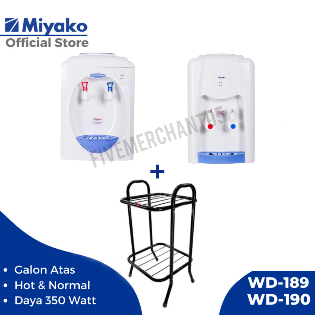 Dispenser Miyako WD 189 H Hot & Normal Dispenser Air Miyako 189H Dispenser Galon Atas Miyako