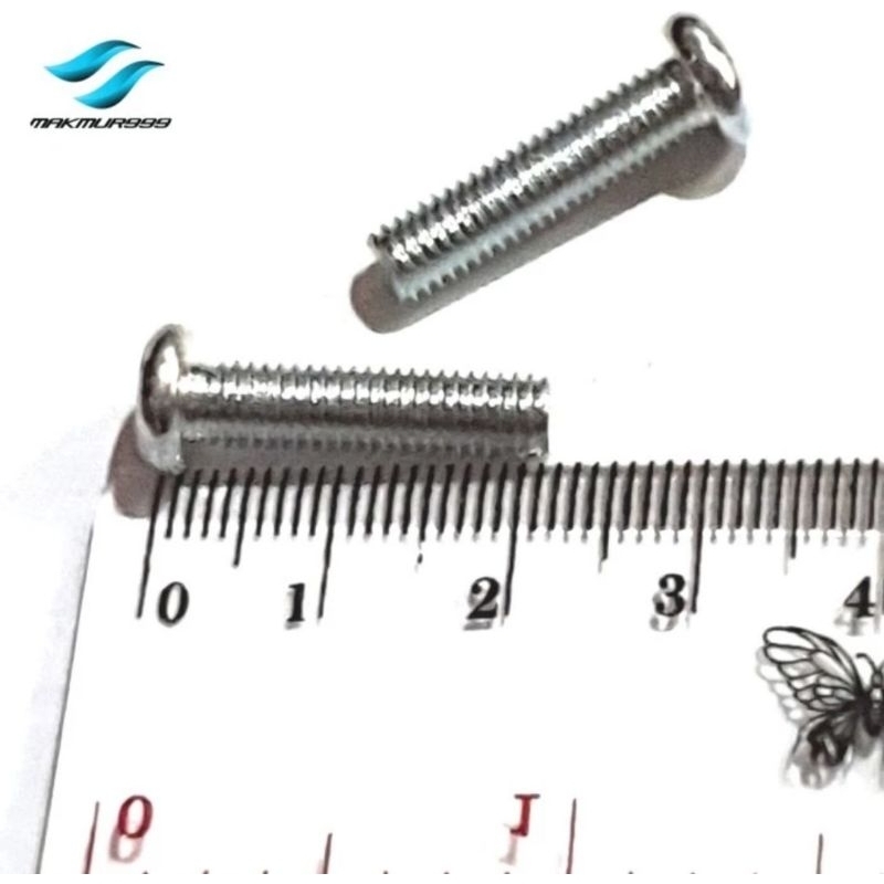 baut jp 5x20 baut obeng per 100 pcs