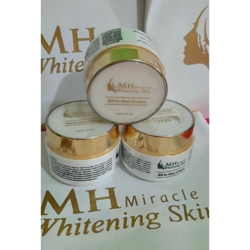 Cream wajah MH Miracle Whitening Skin one Cream 15Gram