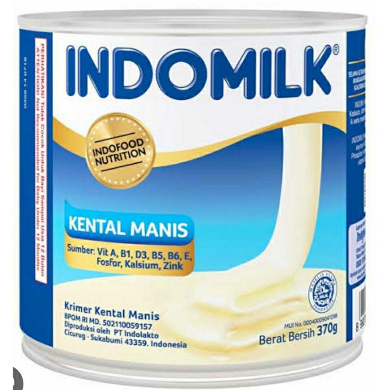 

Indomilk Susu Kental Manis Kaleng 370 gr