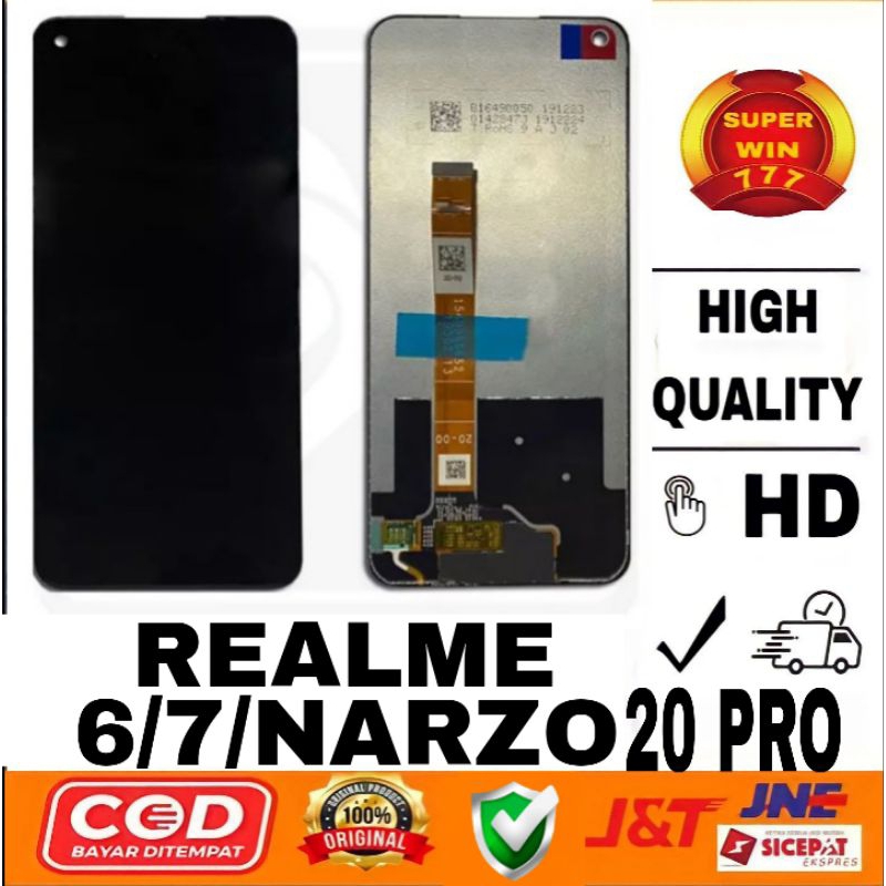 LCD TOUCHSCREEN REALME 6/7/NARZO 20 PRO ORI FULL SET