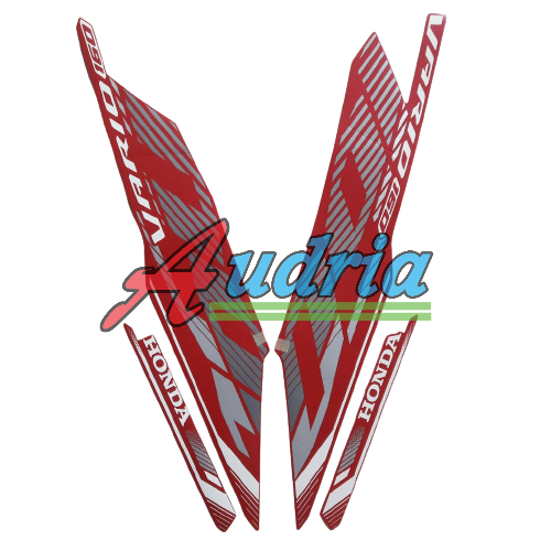 Striping Stiker Motor Honda vario 160 2023 merah